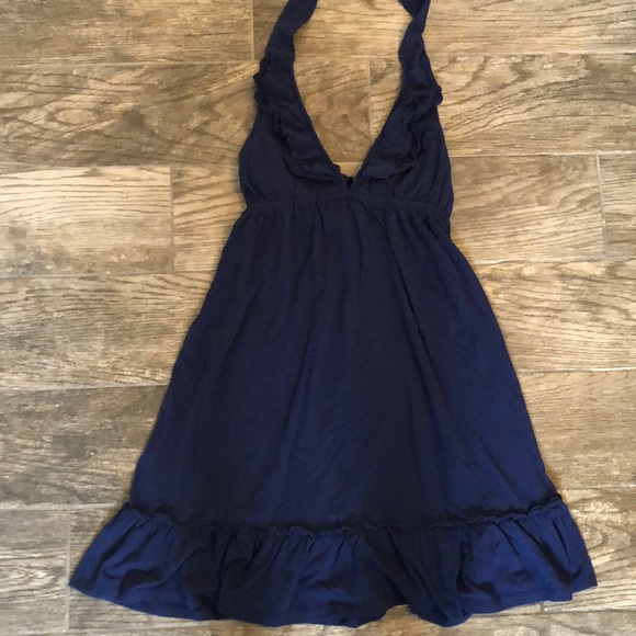 Moda International Dresses & Skirts - Moda Blue Halter Dress